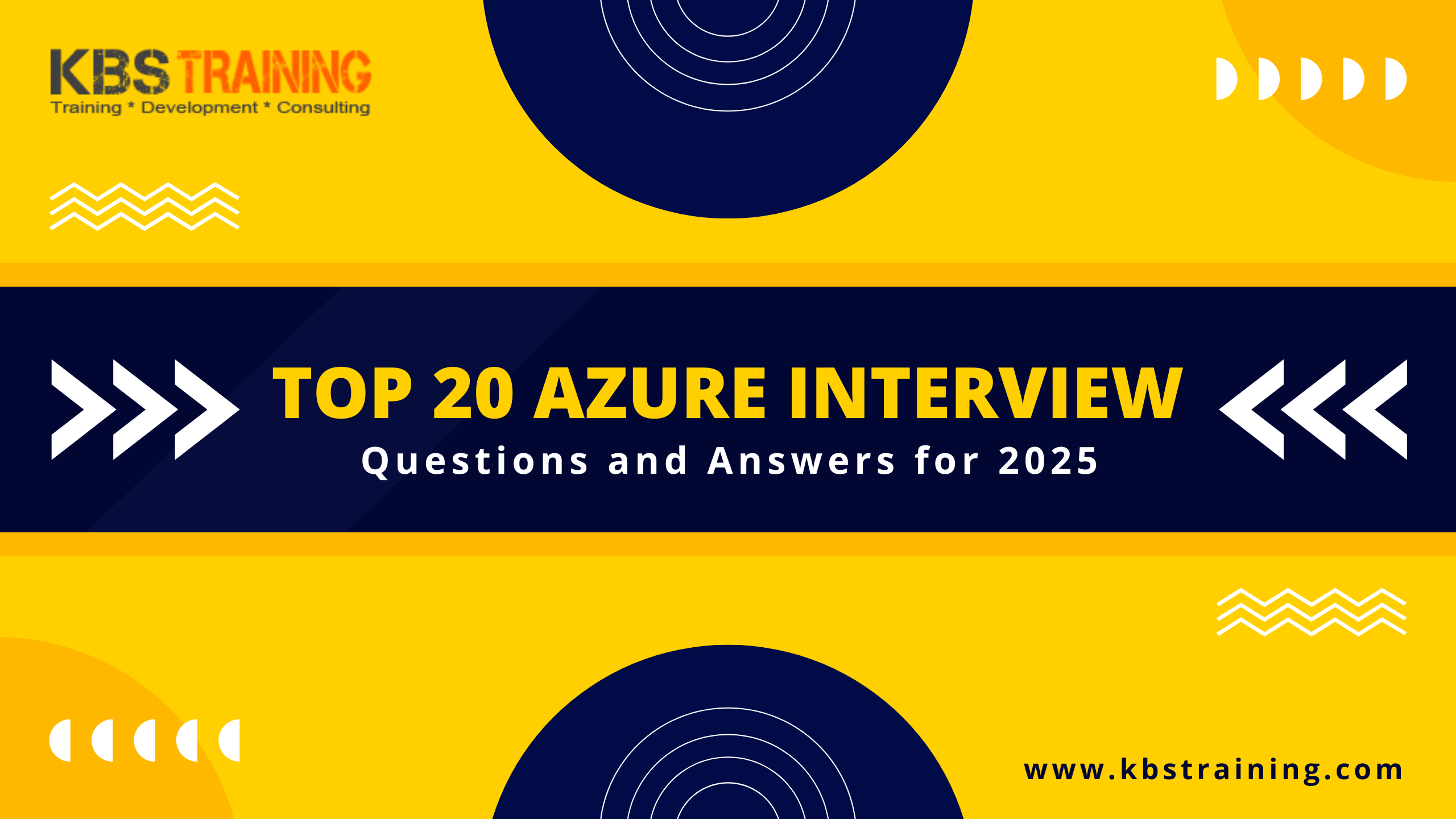 Top 20 Azure Interview Questions and Answers for 2025 - KBS Training